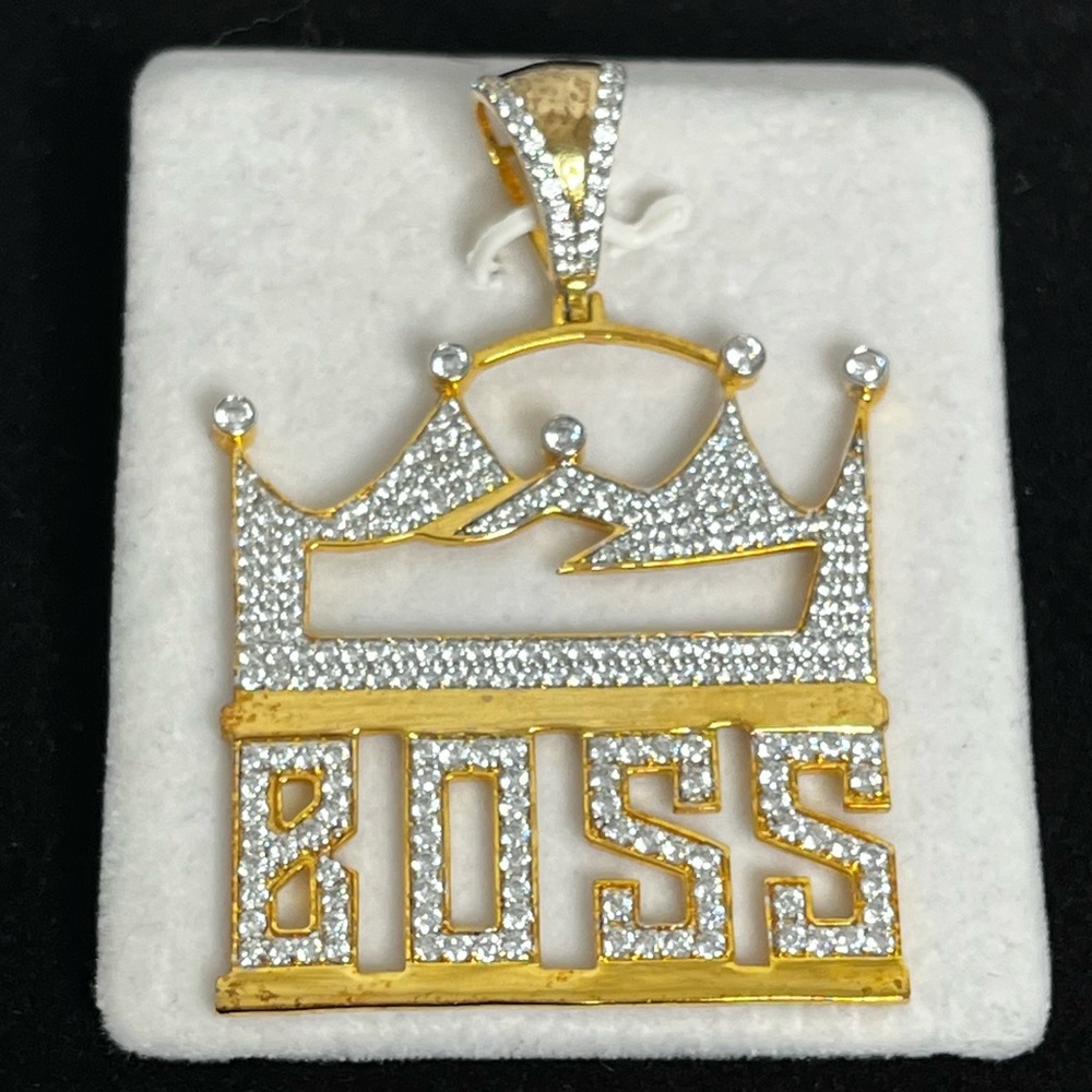 10k Gold Boss Pendant